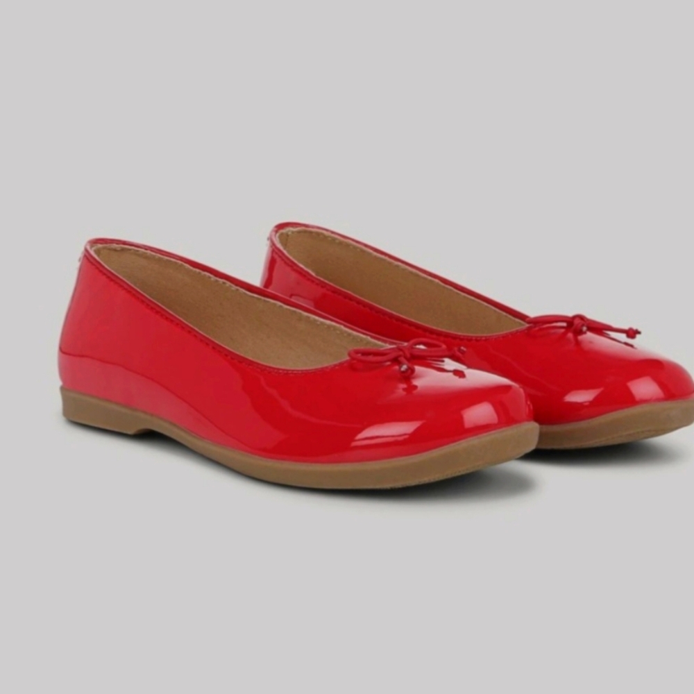 Dr. Scholls Red Patent Leather‎ Ballet Flats